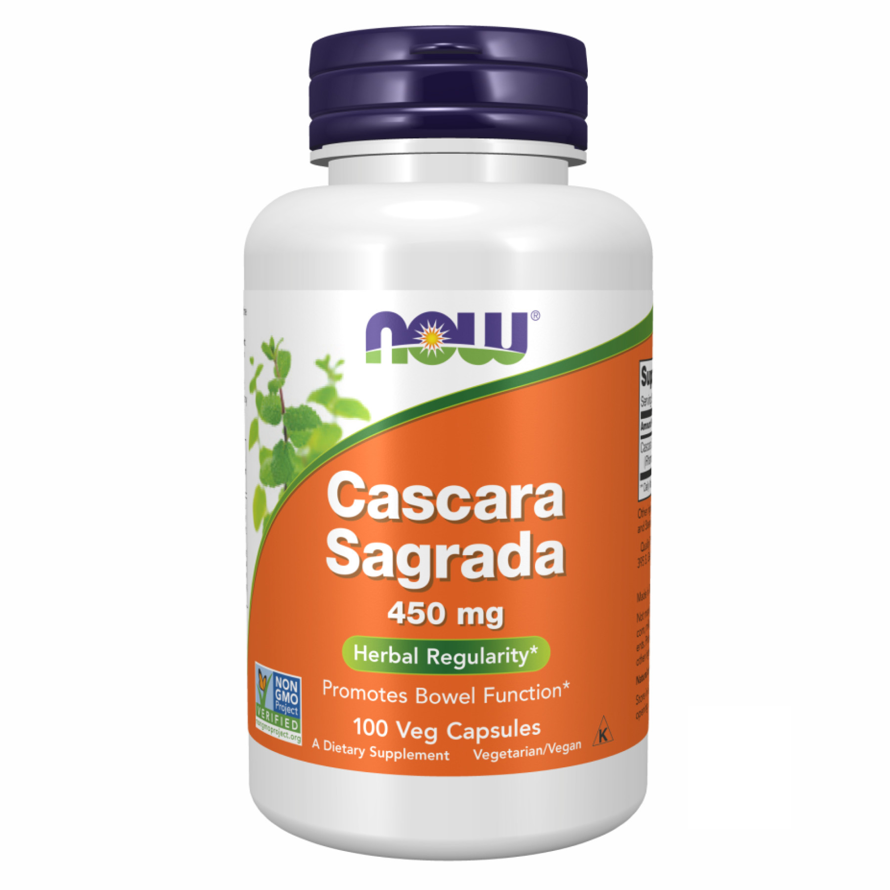 Капсули Cascara Sagrada 450 mg - 100 vcaps 2022-10-0393