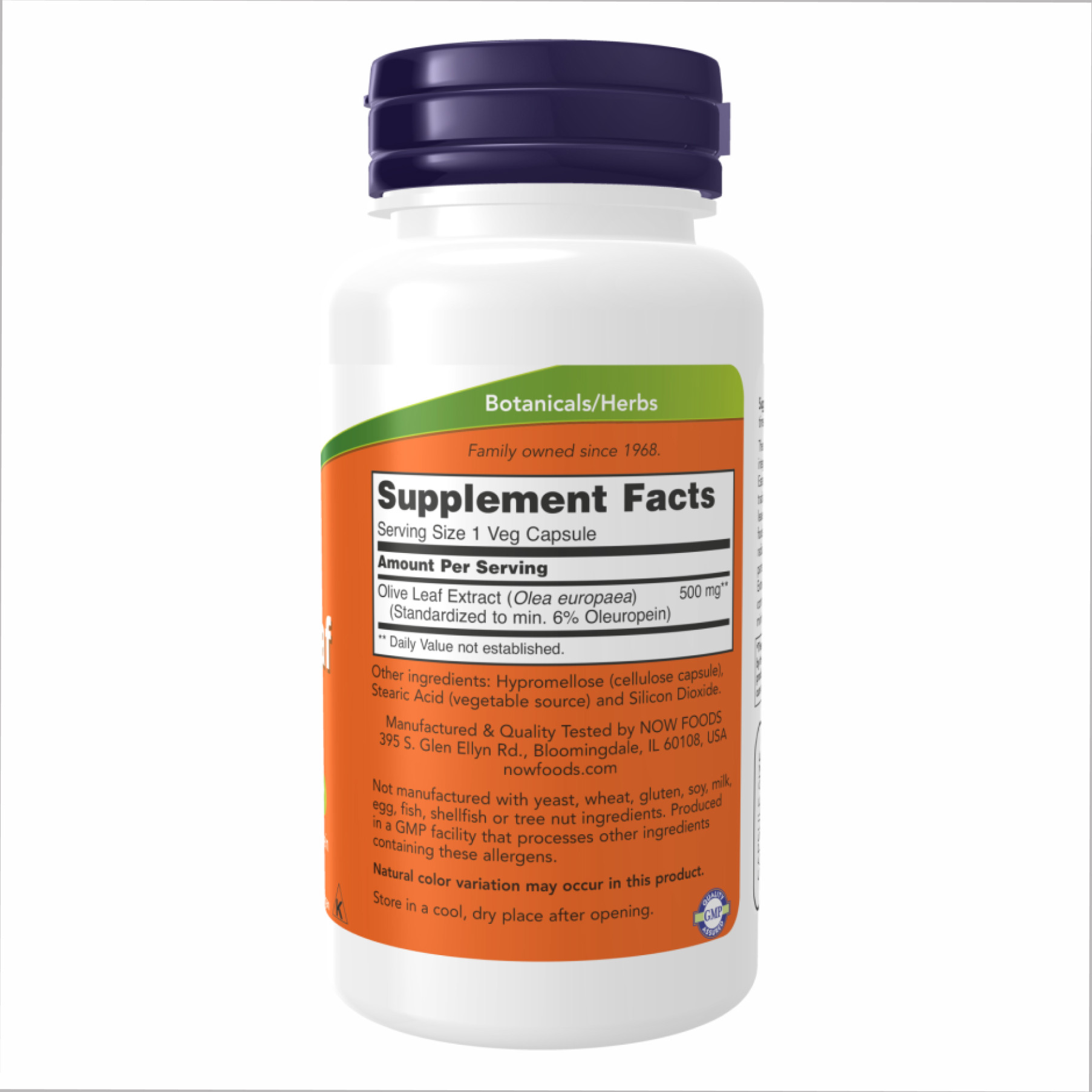 Капсули Olive Leaf Extract 500 mg - 60 veg caps 2022-10-0972