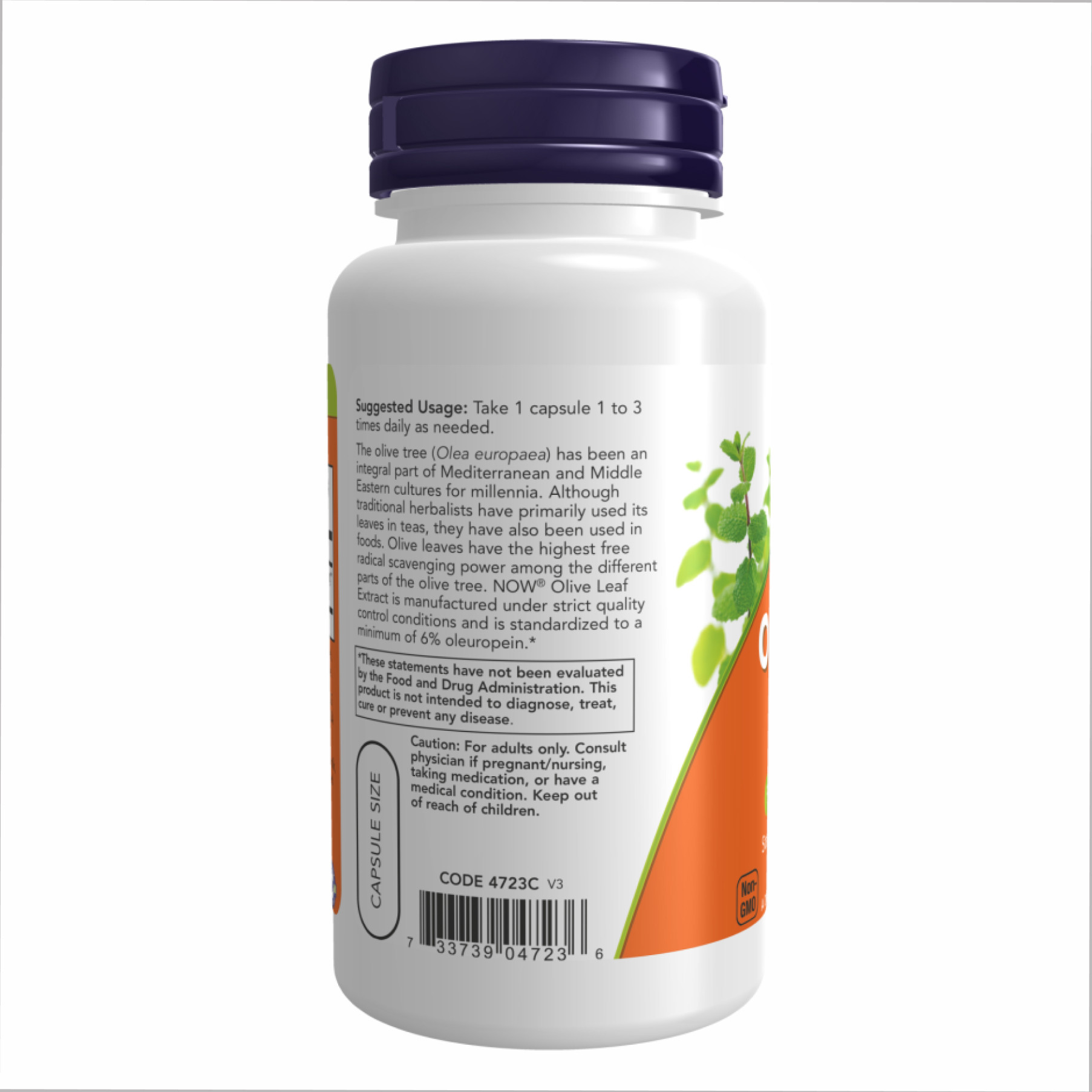 Капсули Olive Leaf Extract 500 mg - 60 veg caps 2022-10-0972
