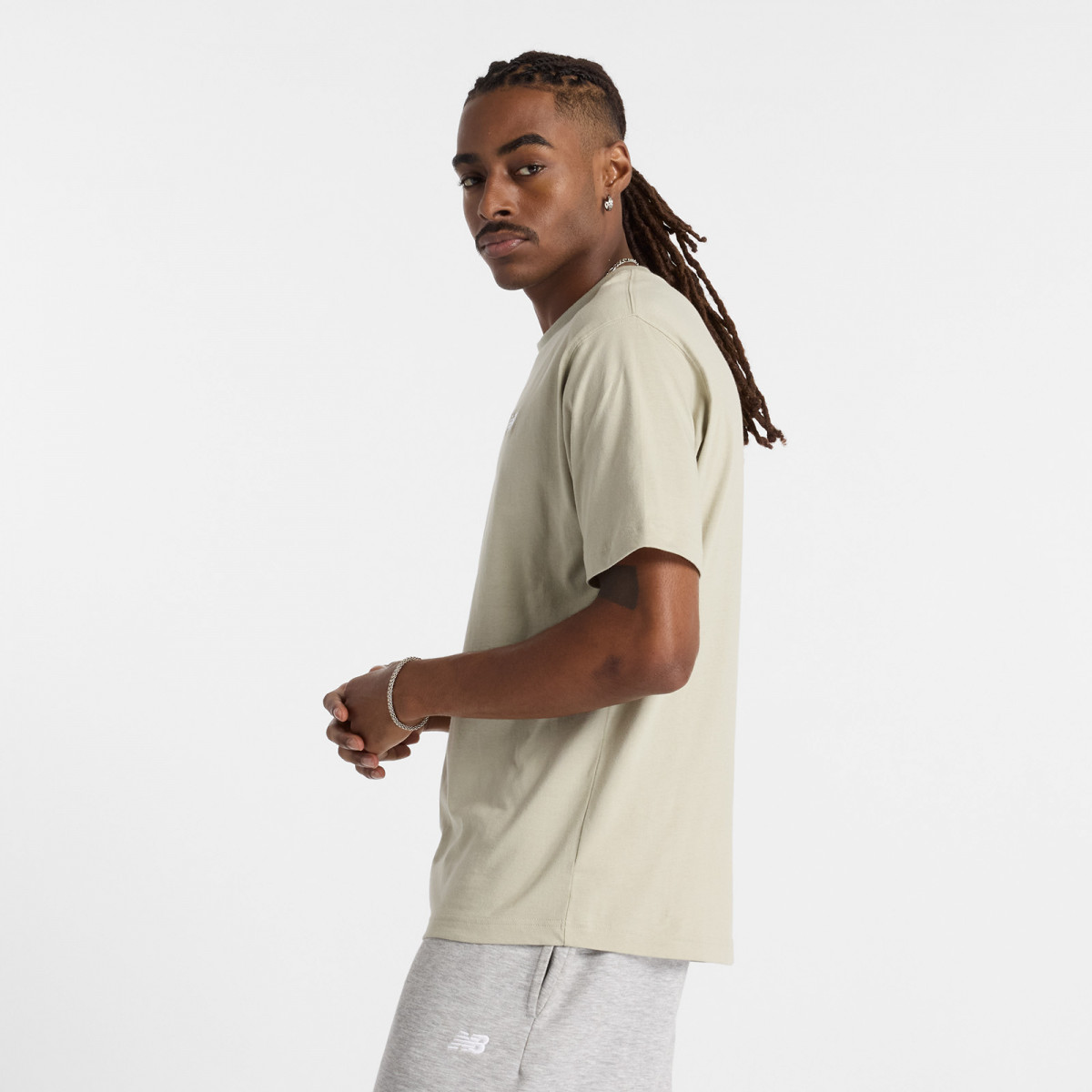 Футболка Sport Essentials Cotton MT41509OVN New Balance L Бежевий MT41509OVN