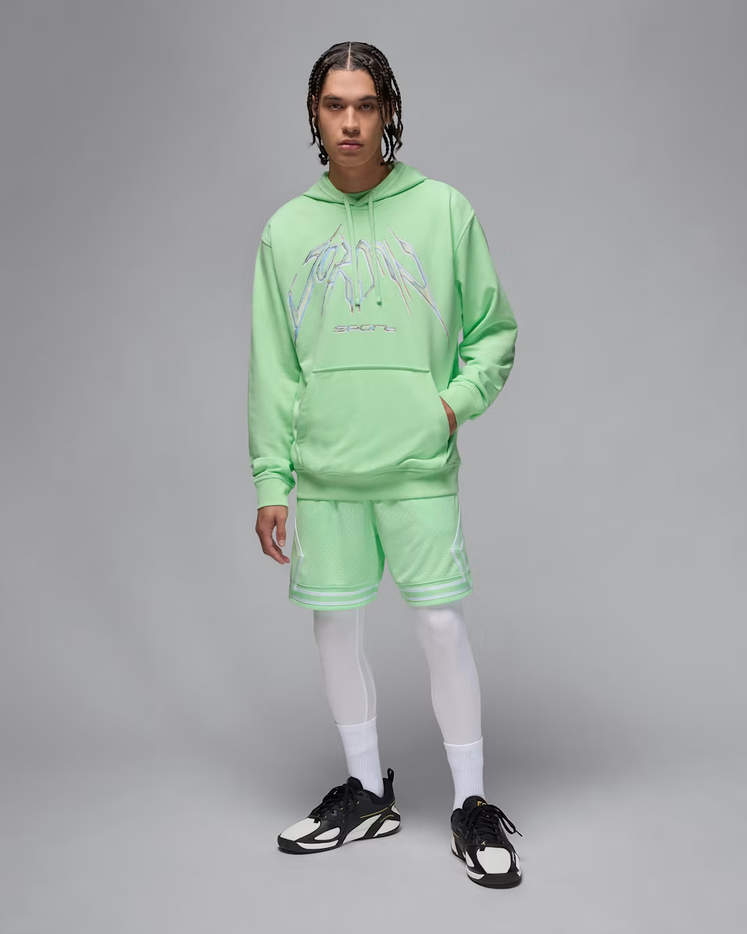 Худі чоловіче Nike Df Sprt Csvr Gfx Green HF9902-376