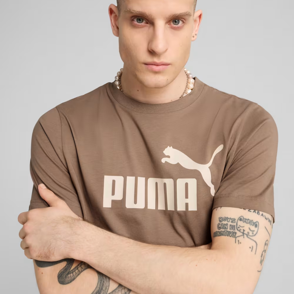 Футболка ESS No. 1 Logo Tee 68253393 Puma L Коричневий 68253393