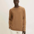 Кофта basic crew neck sweater 1027661-18950 Tom Tailor XXL Коричневий 1027661-18950