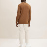 Кофта basic crew neck sweater 1027661-18950 Tom Tailor XXL Коричневий 1027661-18950