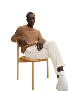 Кофта basic crew neck sweater 1027661-18950 Tom Tailor XXL Коричневий 1027661-18950