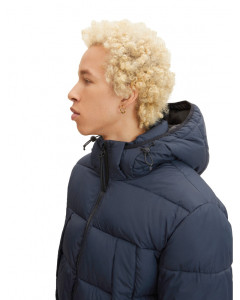 Куртка puffer jacket 1032429-10668 Tom Tailor L Темно-синій 1032429-10668