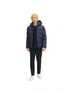 Куртка puffer jacket 1032429-10668 Tom Tailor L Темно-синій 1032429-10668