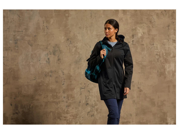 Пальто Crivit DAMEN-SOFTSHELLMANTEL 448507_2310-Black