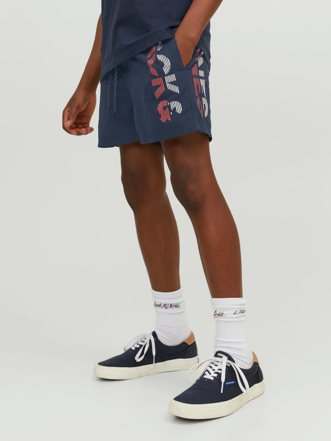 Шорти для плавання JPSTFIJI JJSWIM SPICELOGO LY SN JNR 12226262-Navy Blazer Jack&Jones 140 Темно-син 12226262-Navy Blazer