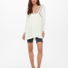 Кофта туніка ONLMYNTE L/S TUNIC WVN 15226378 Cloud Dancer ONLY L Білий 15226378CLOUDDANCER