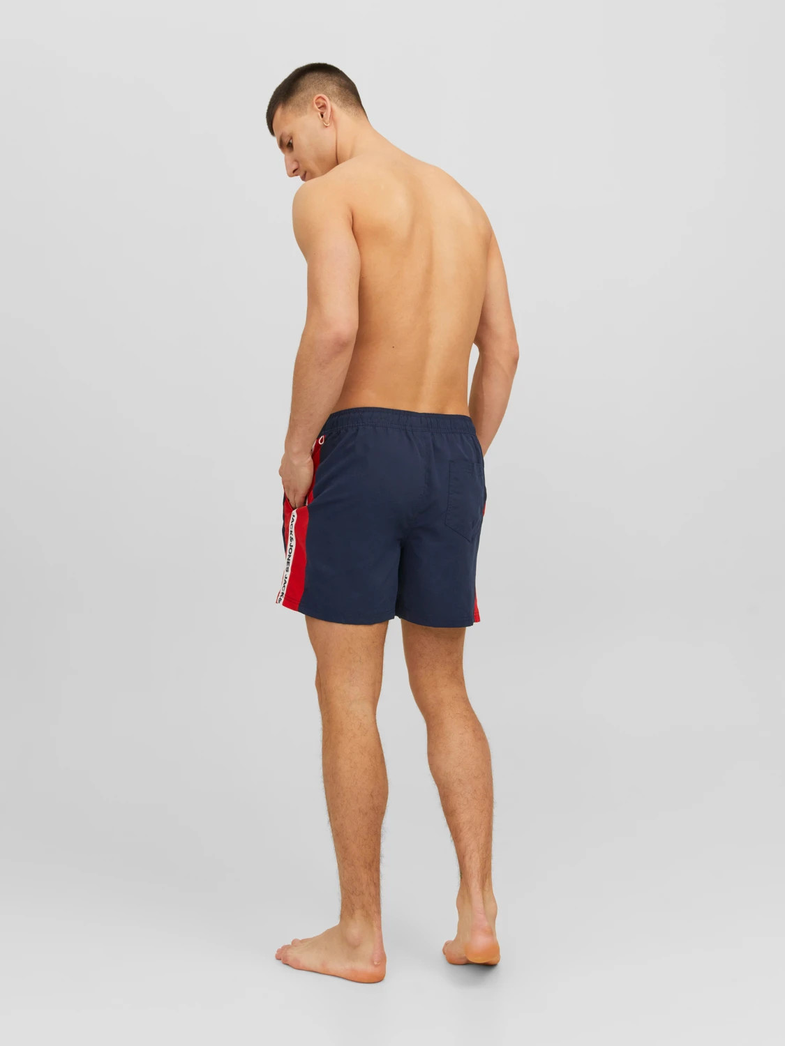Шорти для плавання JPSTFIJI JJSWIM TAPE 12225972-Navy Blazer Jack&Jones L Темно-синій 12225972-NAVY BLAZER