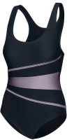 Купальник закритий для жінок Aqua Speed STELLA LADY 8656 чорний, сірий Жін 36 299-15