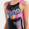Купальник для дівчаток Arena LIT LOGO SWIMSUIT V BACK L чорний, рожевий 152 см (010690-590) 010690-590