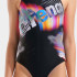 Купальник для дівчаток Arena LIT LOGO SWIMSUIT V BACK L чорний, рожевий 152 см (010690-590) 010690-590
