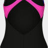 Купальник для дівчаток Arena LIT LOGO SWIMSUIT V BACK L чорний, рожевий 152 см (010690-590) 010690-590
