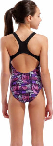 Купальник закритий для дівчат Arena CANDIES SWIMSUIT SWIM PRO BACK мультиколор дитячий 128 см (01028 010285-990