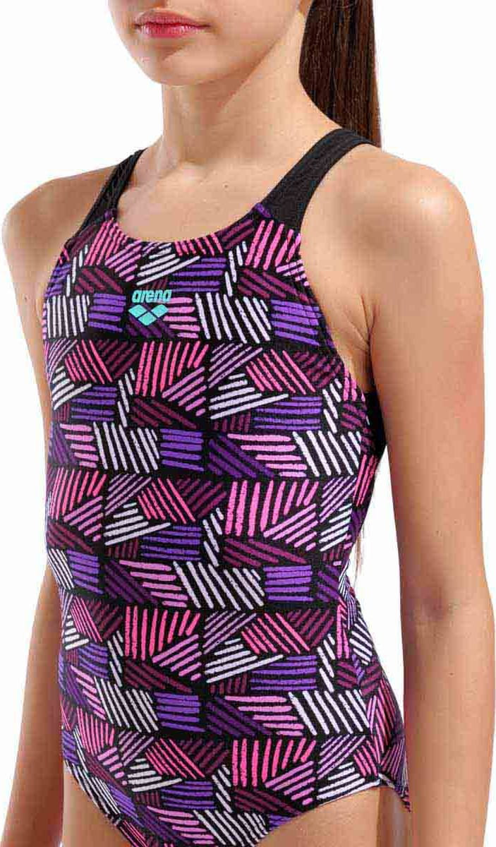 Купальник закритий для дівчат Arena CANDIES SWIMSUIT SWIM PRO BACK мультиколор дитячий 128 см (01028 010285-990
