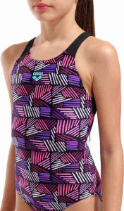 Купальник закритий для дівчат Arena CANDIES SWIMSUIT SWIM PRO BACK мультиколор дитячий 128 см (01028 010285-990