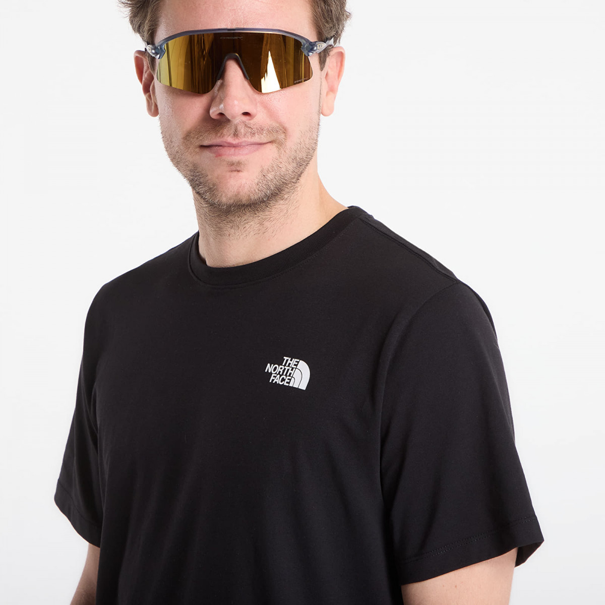 Футболка M VERTICAL REGULAR SHORT SLEEVE TEE-GRAP TNF 0A8GV1JK31 THE NORTH FACE L Чорний 0A8GV1JK31