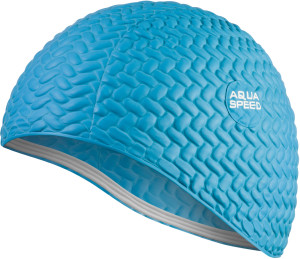 Шапочка для плавання Aqua Speed BOMBASTIC TIC-TAC 5714 блакитний Жін OSFM 117-01