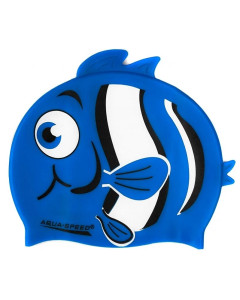 Шапочка для плавання Aqua Speed ZOO NEMO 5757 синя рибка Діт OSFM 115-10-nemo