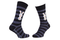 Шкарпетки LAPINS CRETINS LAPIN ET RAYURES чорний Діт 39-42 93153261-4