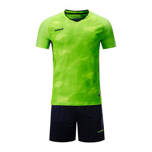 Футбольна форма для команд Europaw Academy 2020 салатово-синя model 027-3 027-3