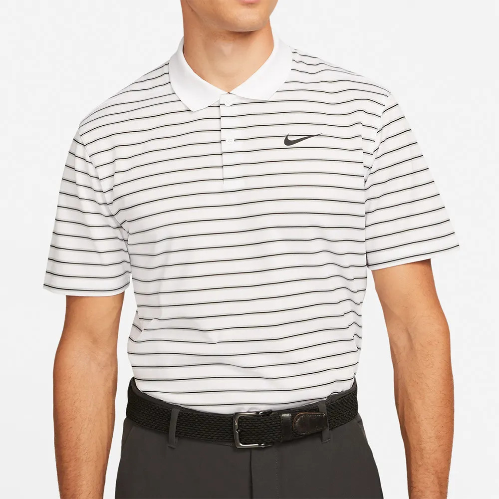 Поло NIKE DRI-FIT VICTORY STRIPED GOLF POLO WHITE DH0829-100