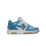 Кросівки Off-White OOO Low Out Of Office Suede White Light Blue OMIA189S22LEA0080140