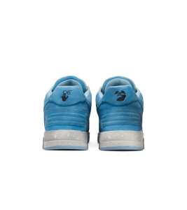 Кросівки Off-White OOO Low Out Of Office Suede White Light Blue OMIA189S22LEA0080140