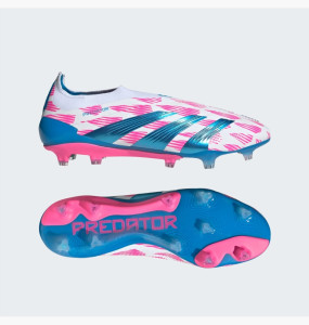 Бутси Adidas Predator Elite Laceless Firm Ground Soccer Cleats White/Pink IF8864