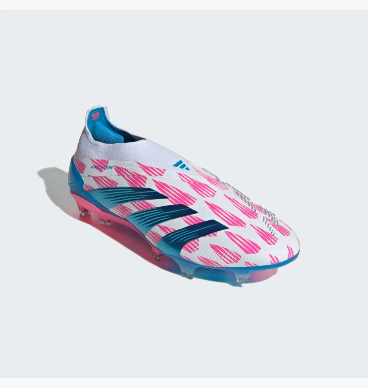 Бутси Adidas Predator Elite Laceless Firm Ground Soccer Cleats White/Pink IF8864