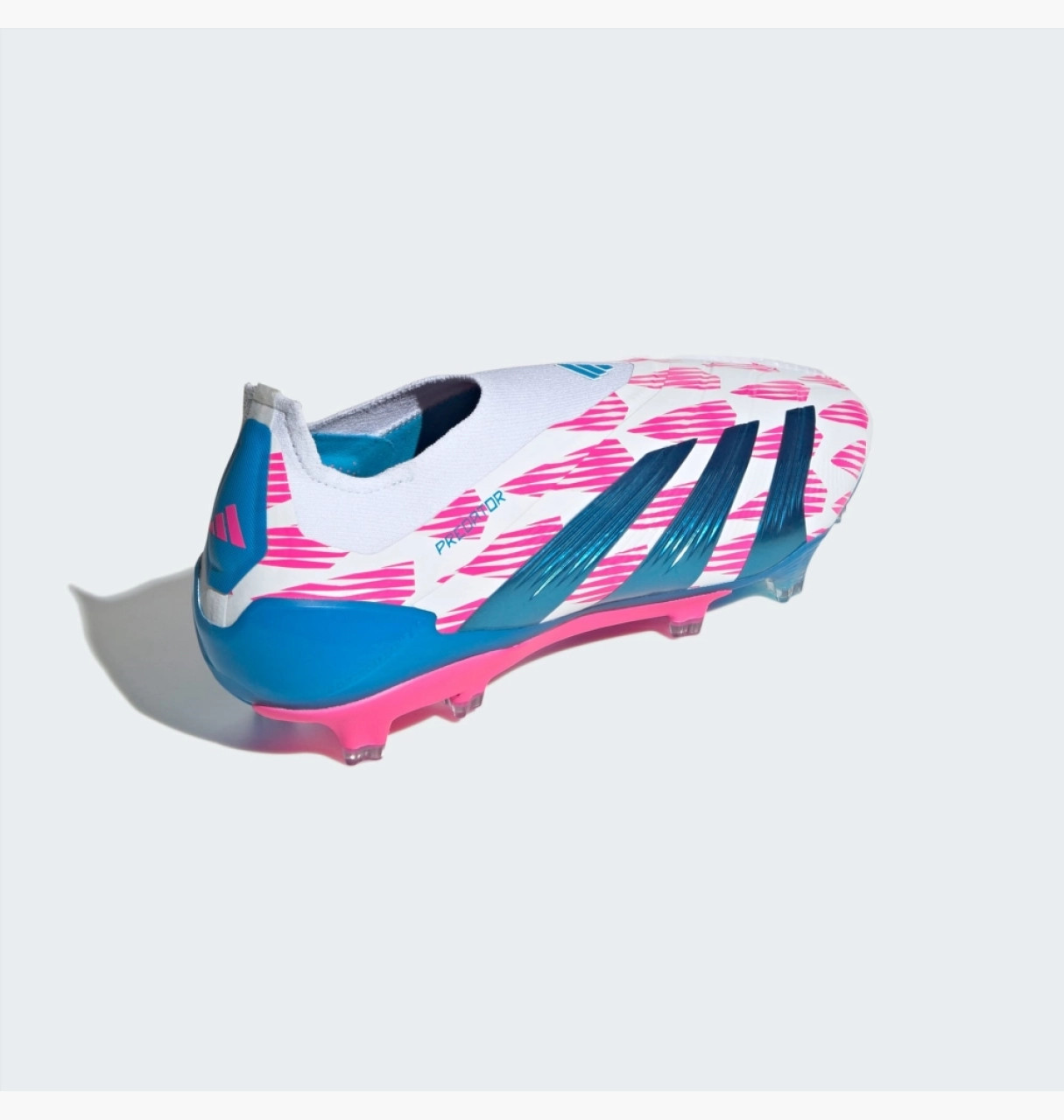 Бутси Adidas Predator Elite Laceless Firm Ground Soccer Cleats White/Pink IF8864