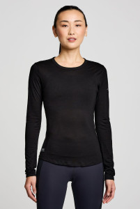 Футболка Saucony PEREGRINE MERINO LONG SLEEVE 800470-BK