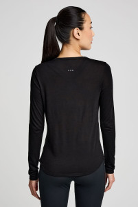 Футболка Saucony PEREGRINE MERINO LONG SLEEVE 800470-BK