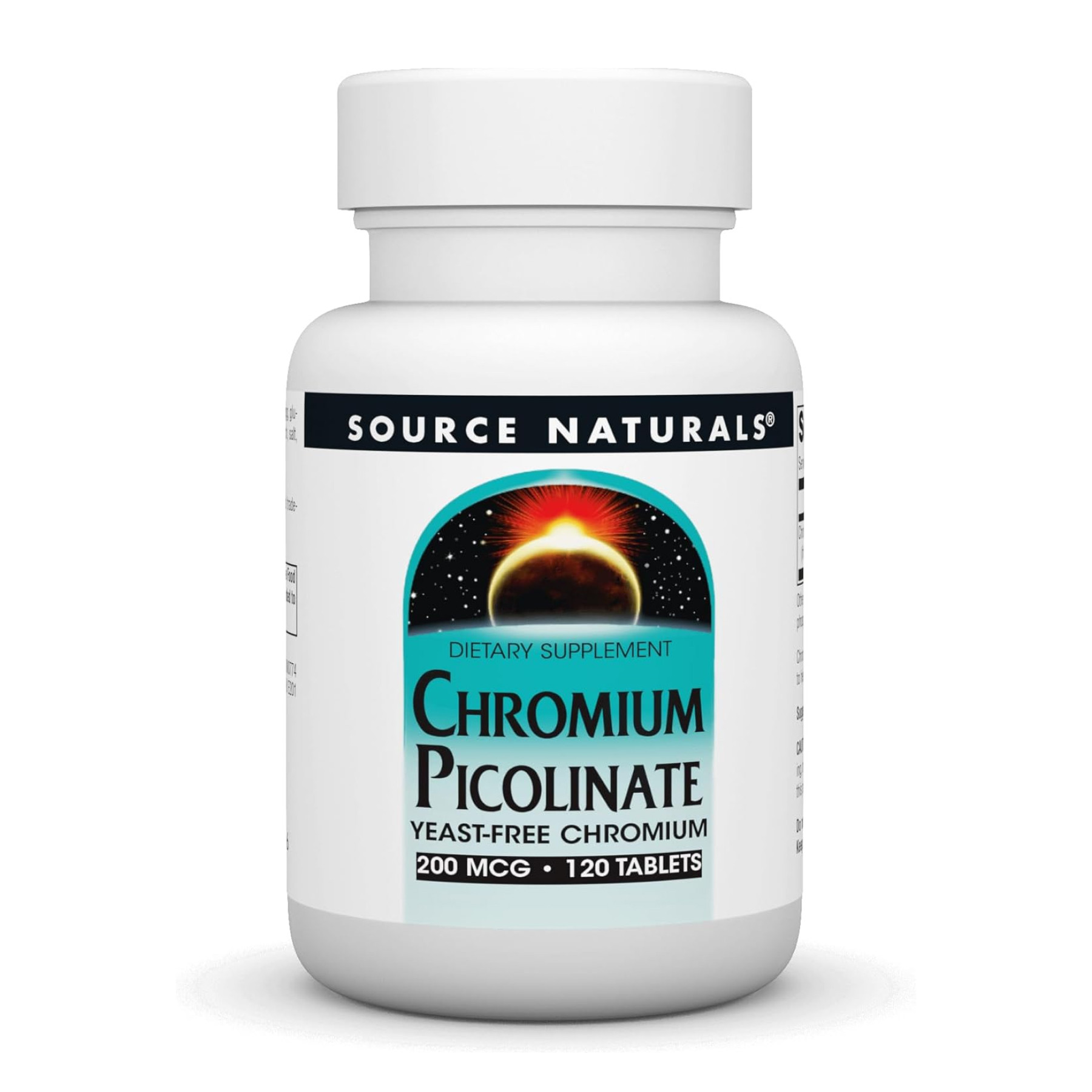 Таблетки Source Naturals Chromium Picolinate 200 mcg Yeast Free - 120 tabs 2023-10-5118