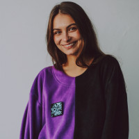 Піжама фіолетово-чорна oversize + патч Дракон Чідорі Саске Selerity pn01vbd pn01vbd