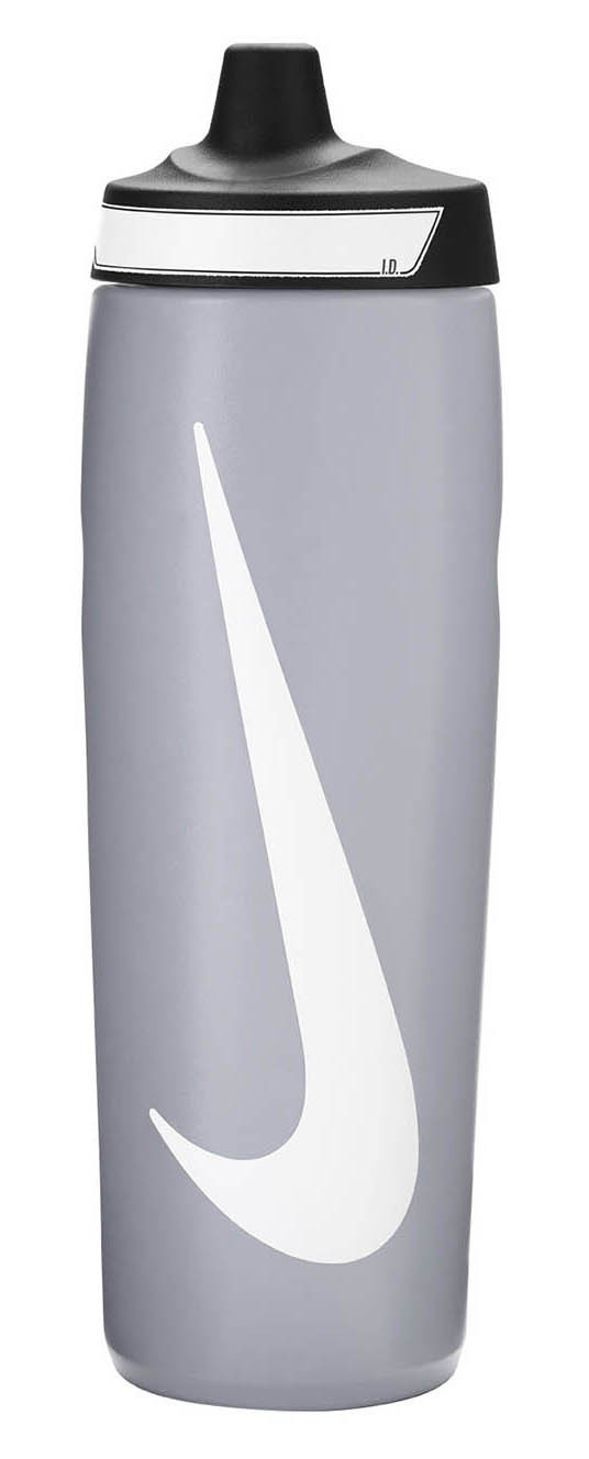 Пляшка Nike REFUEL BOTTLE 24 OZ сірий, чорний, білий Уні 709 мл N.100.7666.086.24
