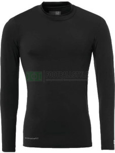 Футболка компресійна дитяча Uhlsport BASELAYER чорна 1003078 02 1003078-02-CH