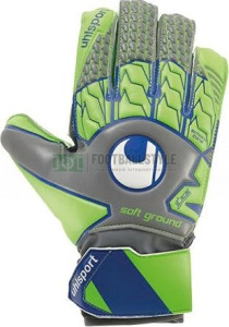 Рукавиці воротарські Uhlsport TENSIONGREEN SOFT ADVANCED зелено-сіро-сині 1011062 01 1011062-01