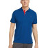 Поло basic polo with contrast 1027713XX1011132 Tom Tailor L Синій 1027713XX1011132