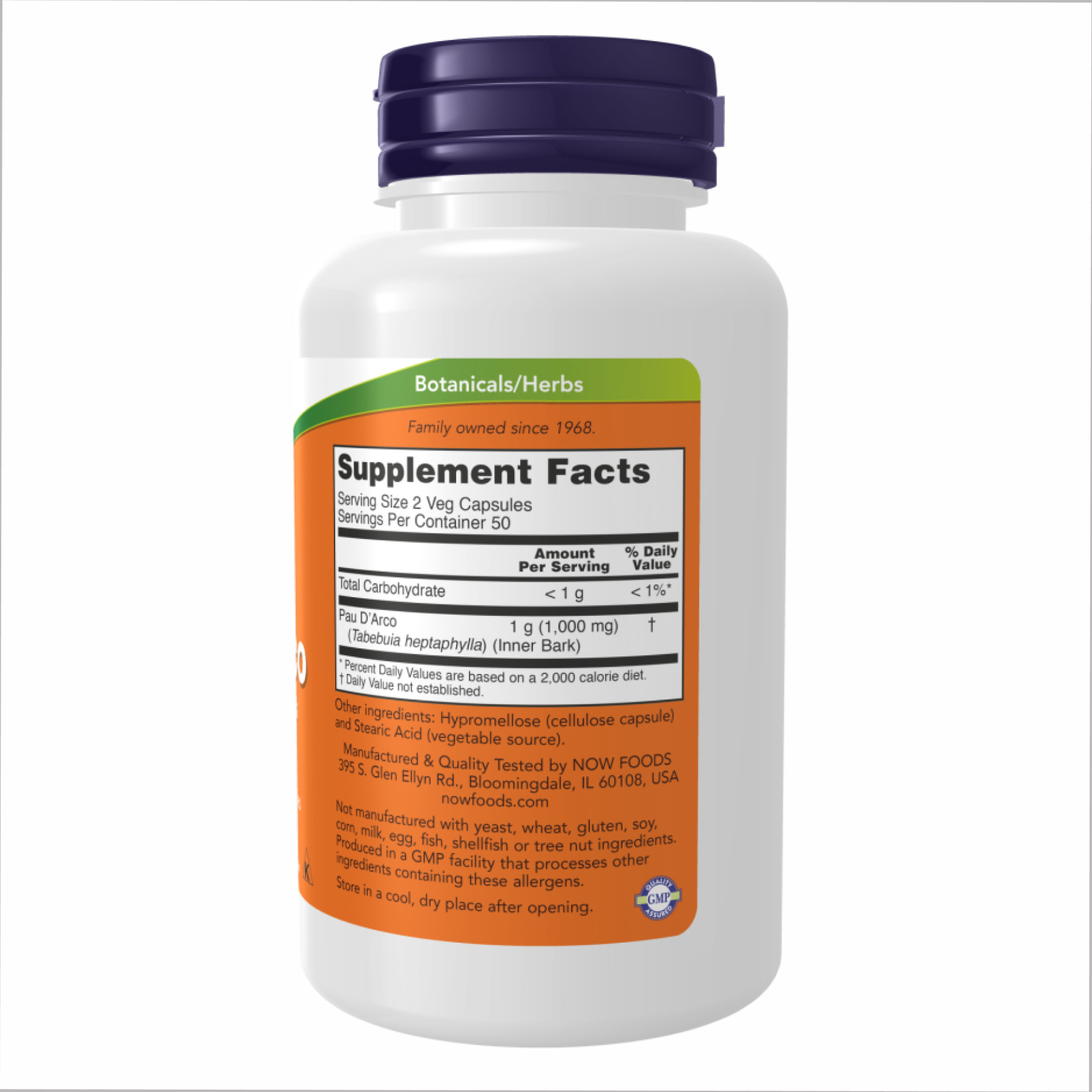 Капсули Pau D' Arco 500mg - 100 vcaps 2022-10-0973