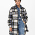Куртка ONLROSA LONG SHACKET CC OTW 15230326-Cloud Dancer-Detail: LAVENDER BLUE + BREEN ONLY L Білий 15230326-Cloud Dancer-Det