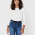 Топ з рукавами ONLEMMA PUFF TOP JRS 15222328-Cloud Dancer ONLY S Білий 15222328-Cloud Dancer