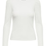 Топ з рукавами ONLEMMA PUFF TOP JRS 15222328-Cloud Dancer ONLY S Білий 15222328-CLOUD DANCER