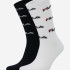 Шкарпетки для спорту (2 пари) 119593FLA-WM FILA 43-46 Чорний 119593FLA-WM