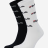 Шкарпетки для спорту (2 пари) 119593FLA-WM FILA 43-46 Чорний 119593FLA-WM