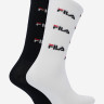 Шкарпетки для спорту (2 пари) 119593FLA-WM FILA 43-46 Чорний 119593FLA-WM