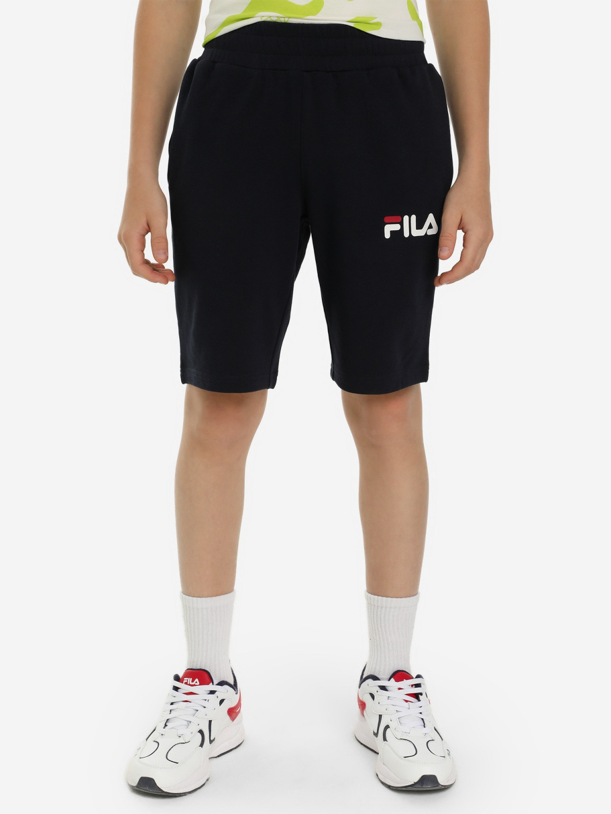 Шорти для хлопчиків 127338FLA-Z4 FILA 122-128 (128) Темно-синій 127338FLA-Z4
