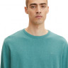 Кофта basic crew neck sweater 1027661-30277 Tom Tailor XXXL Бірюзовий 1027661-30277
